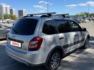 2018 Lada (ВАЗ) Kalina Cross II, серебристый, 620000 рублей, вид 4