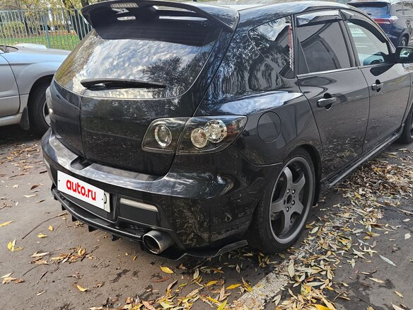 2008 Mazda 3 I (BK) Рестайлинг, чёрный, 800000 рублей - вид 6
