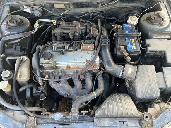 2001 Mitsubishi Galant VIII Рестайлинг, серый, 150000 рублей - вид 11