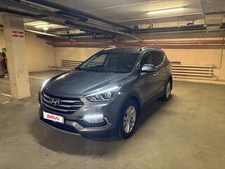 2017 Hyundai Santa Fe III Рестайлинг, серый, 2550000 рублей, вид 1