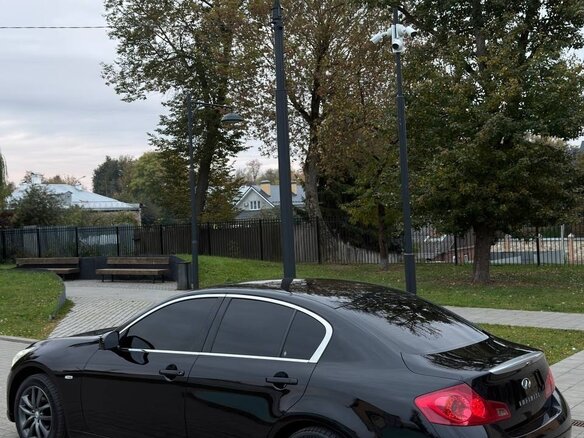 2007 Infiniti G G35 IV, чёрный - вид 7