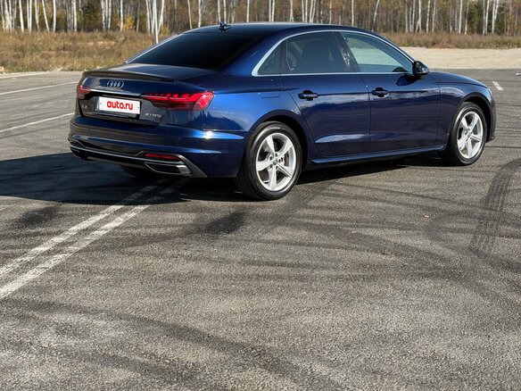 2020 Audi A4 40 TFSI V (B9) Рестайлинг, синий, 3290000 рублей - вид 4