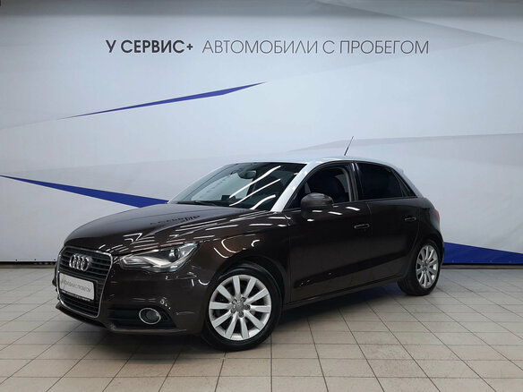 2013 Audi A1 I (8X), коричневый, 990000 рублей