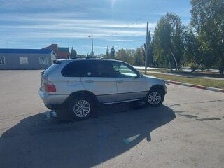 2004 BMW X5 3.0i I (E53) Рестайлинг, серебристый, 950000 рублей, вид 5