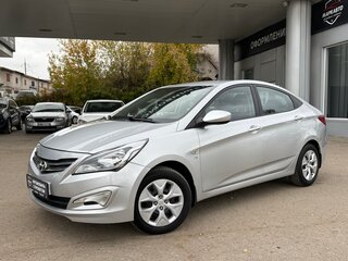 2015 Hyundai Solaris I Рестайлинг, серый, 980000 рублей, вид 1