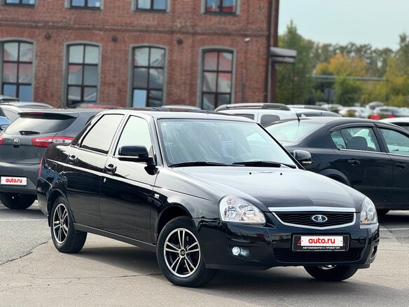 2011 Lada (ВАЗ) Priora I, чёрный, 499999 рублей - вид 1