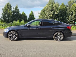 2020 BMW 6 серии Gran Turismo 630d xDrive IV (G32) Рестайлинг, чёрный, 5500000 рублей, вид 4