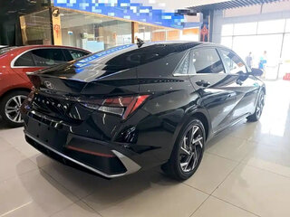 2023 Hyundai Elantra VII (CN7) Рестайлинг, чёрный, 1665110 рублей, вид 4