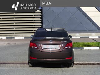 2015 Hyundai Solaris I Рестайлинг, коричневый, 887000 рублей, вид 4