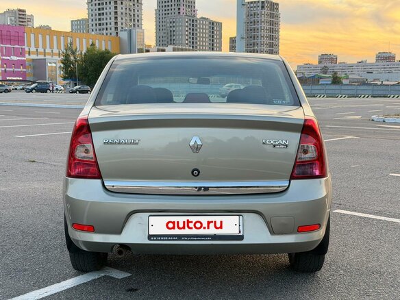 2011 Renault Logan I Рестайлинг, бежевый - вид 5