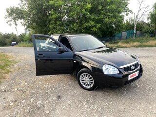 2009 Lada (ВАЗ) Priora I, чёрный, 315000 рублей, вид 1