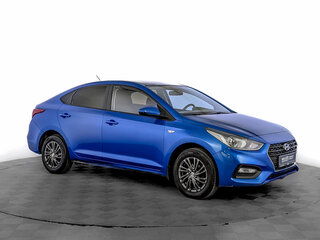 2019 Hyundai Solaris II, синий, 1475000 рублей, вид 3