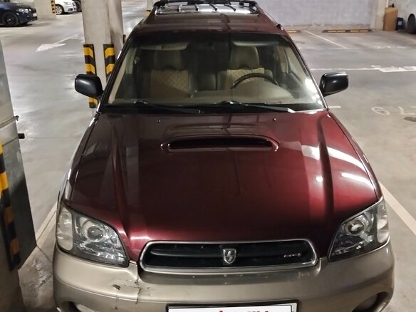 2001 Subaru Outback II, пурпурный, 330000 рублей - вид 3