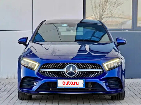 2023 Mercedes-Benz A-Класс 180 Long IV (W177) Рестайлинг, синий, 1620004 рублей, вид 2