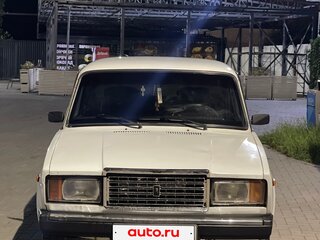 2002 Lada (ВАЗ) 2107, белый, 120000 рублей, вид 1