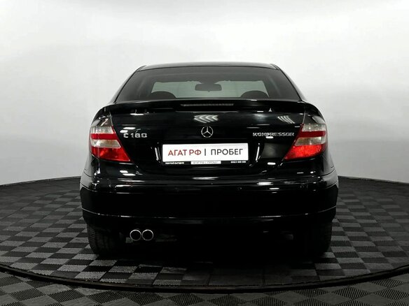 2006 Mercedes-Benz C-Класс 180 II (W203) Рестайлинг, чёрный, 625000 рублей - вид 6