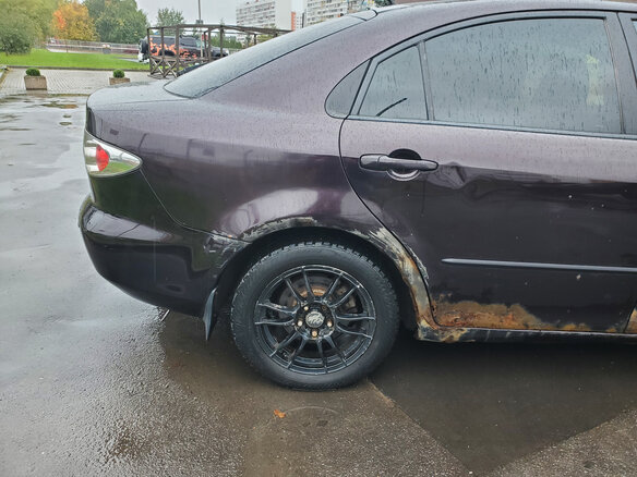 2005 Mazda 6 I (GG), фиолетовый, 245000 рублей - вид 15