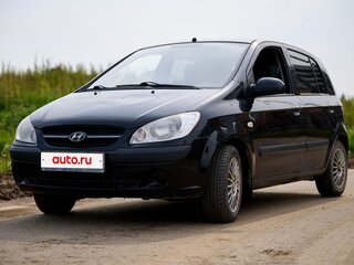 2008 Hyundai Getz I Рестайлинг, чёрный, 285000 рублей, вид 2
