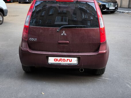2007 Mitsubishi Colt VI (Z20/Z30), пурпурный, 650000 рублей, вид 4