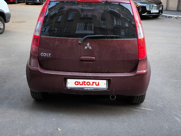 2007 Mitsubishi Colt VI (Z20/Z30), пурпурный, 650000 рублей - вид 3