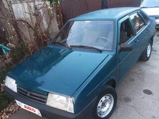 1999 Lada (ВАЗ) 21099, зелёный, 141000 рублей, вид 1