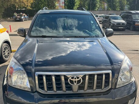 2008 Toyota Land Cruiser Prado 5-speed 120 Series Рестайлинг, чёрный, 1450000 рублей, вид 4