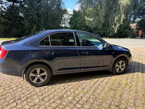 2014 Skoda Rapid I, синий, 720000 рублей - вид 4