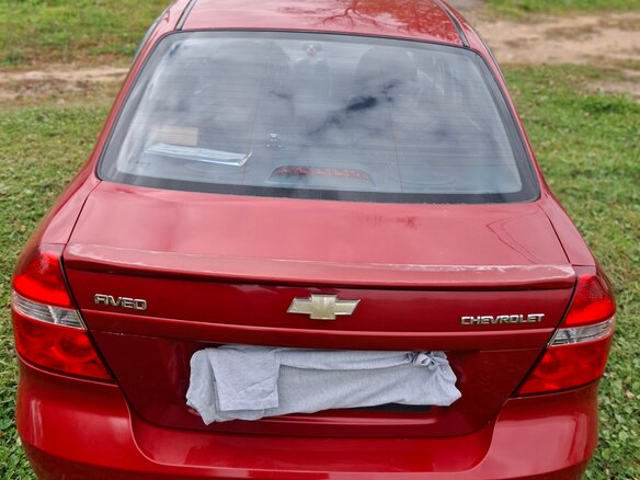 2009 Chevrolet Aveo I Рестайлинг, красный - вид 3