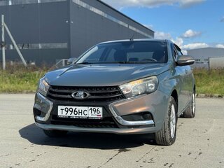 2016 Lada (ВАЗ) Vesta I, серый, 609000 рублей, вид 2