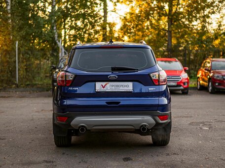 2018 Ford Kuga II Рестайлинг, синий, 1388000 рублей, вид 4