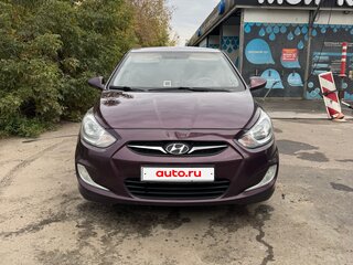 2011 Hyundai Solaris I, фиолетовый, 750000 рублей, вид 2