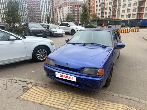 2011 Lada (ВАЗ) 2114, синий, 230000 рублей - вид 6