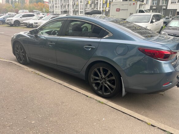 2015 Mazda 6 III (GJ) Рестайлинг, голубой, 1350000 рублей - вид 3