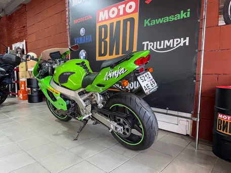 1998 Kawasaki ZX-9R Ninja, зелёный, 490000 рублей, вид 4