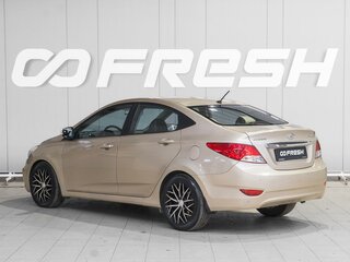 2012 Hyundai Solaris I, бежевый, 789000 рублей, вид 2