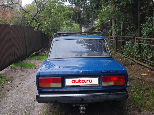 2002 Lada (ВАЗ) 2107, синий - вид 2
