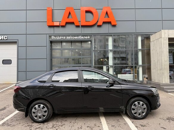 2024 Lada (ВАЗ) Vesta I Рестайлинг (NG), чёрный - вид 3