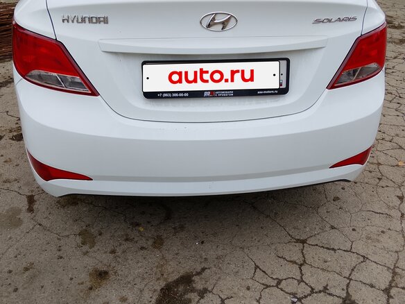 2015 Hyundai Solaris I Рестайлинг, белый, 1120000 рублей - вид 2