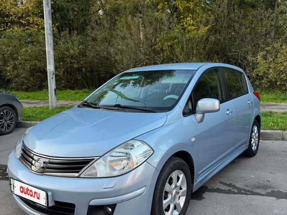 2010 Nissan Tiida I Рестайлинг, голубой, 920000 рублей - вид 1