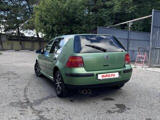 1999 Volkswagen Golf IV, зелёный, 450000 рублей, вид 5