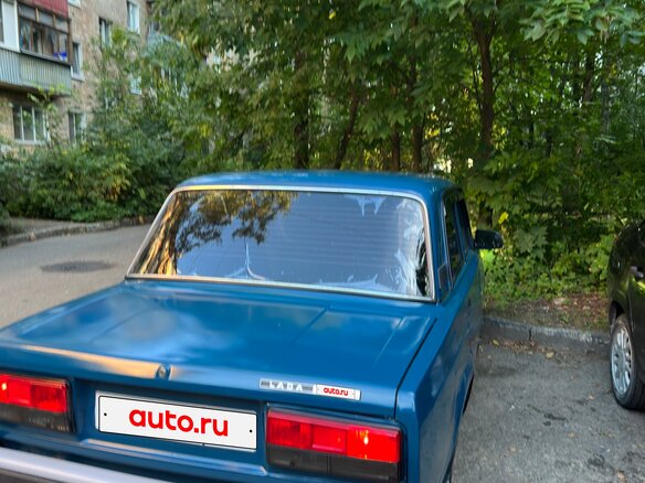 2009 Lada (ВАЗ) 2107, синий, 190000 рублей - вид 3