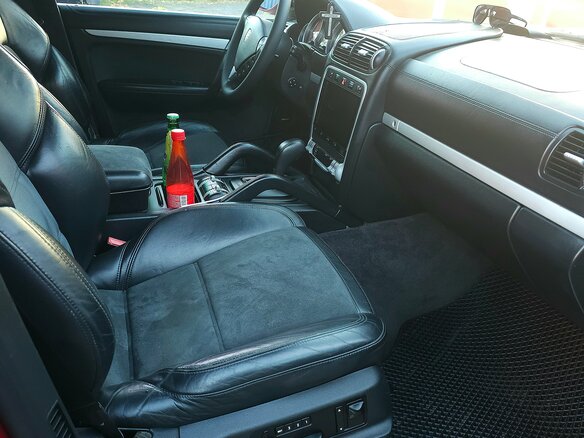 2008 Porsche Cayenne S I Рестайлинг (957), пурпурный, 1460000 рублей - вид 34