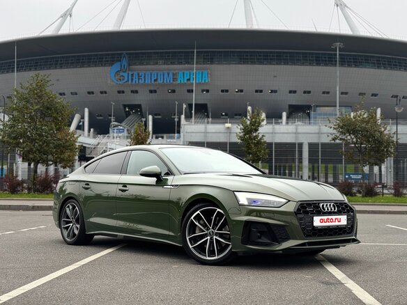 2021 Audi A5 Sportback 45 TFSI II (F5) Рестайлинг, зелёный, 4450000 рублей