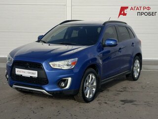 2014 Mitsubishi ASX I Рестайлинг, синий, 1400000 рублей, вид 3