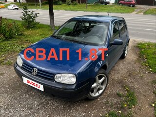 2000 Volkswagen Golf IV, синий, 360000 рублей, вид 1