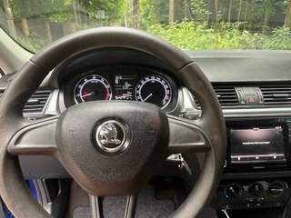 2018 Skoda Rapid I Рестайлинг, синий, 720000 рублей, вид 5