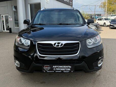 2011 Hyundai Santa Fe II Рестайлинг, чёрный, 1325000 рублей, вид 2
