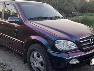 2003 Mercedes-Benz M-Класс 400 I (W163) Рестайлинг, серебристый, 1300000 рублей, вид 2