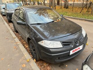 2008 Renault Megane II Рестайлинг, чёрный, 300000 рублей, вид 3