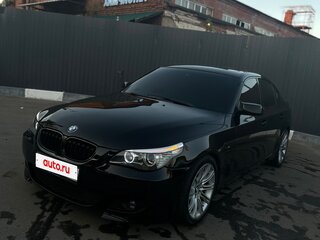 2007 BMW 5 серии 535i V (E60/E61) Рестайлинг, чёрный, 1650000 рублей, вид 1